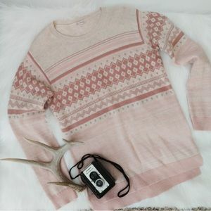 Gap Long Nordic Fair Isle Sweater